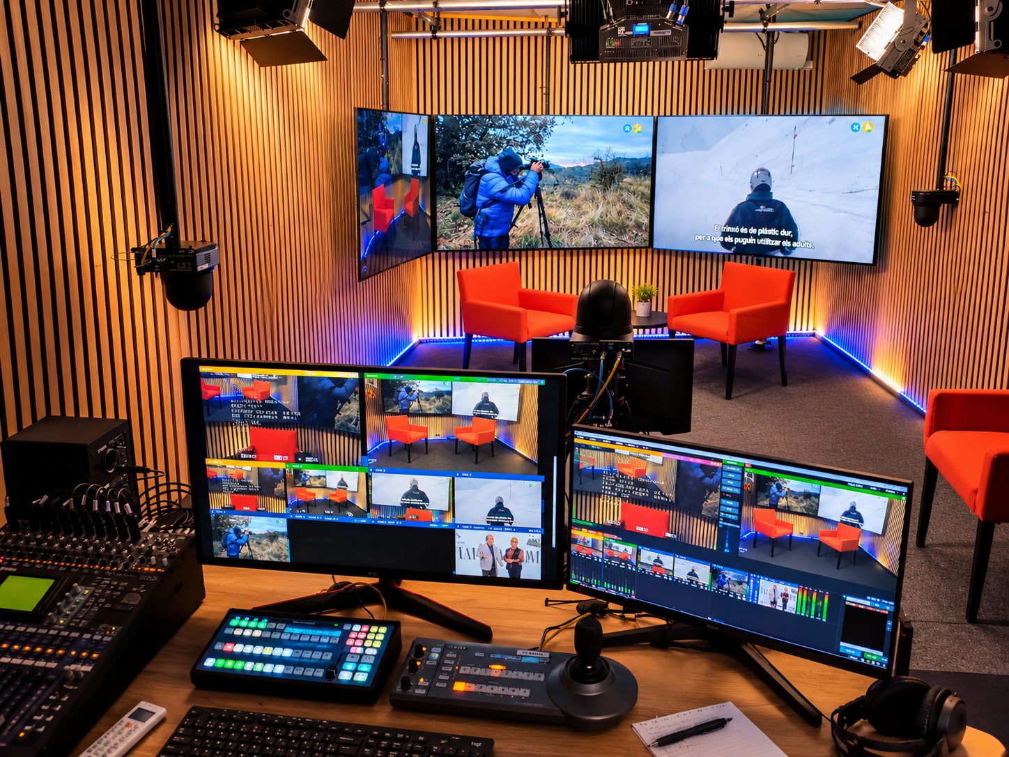Estudi de video podcast d’ETV-Terramar